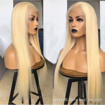613 Lace Front Wig,613 Hd Lace Frontal Wig,Blonde 613 Full Lace Wig Human Hair